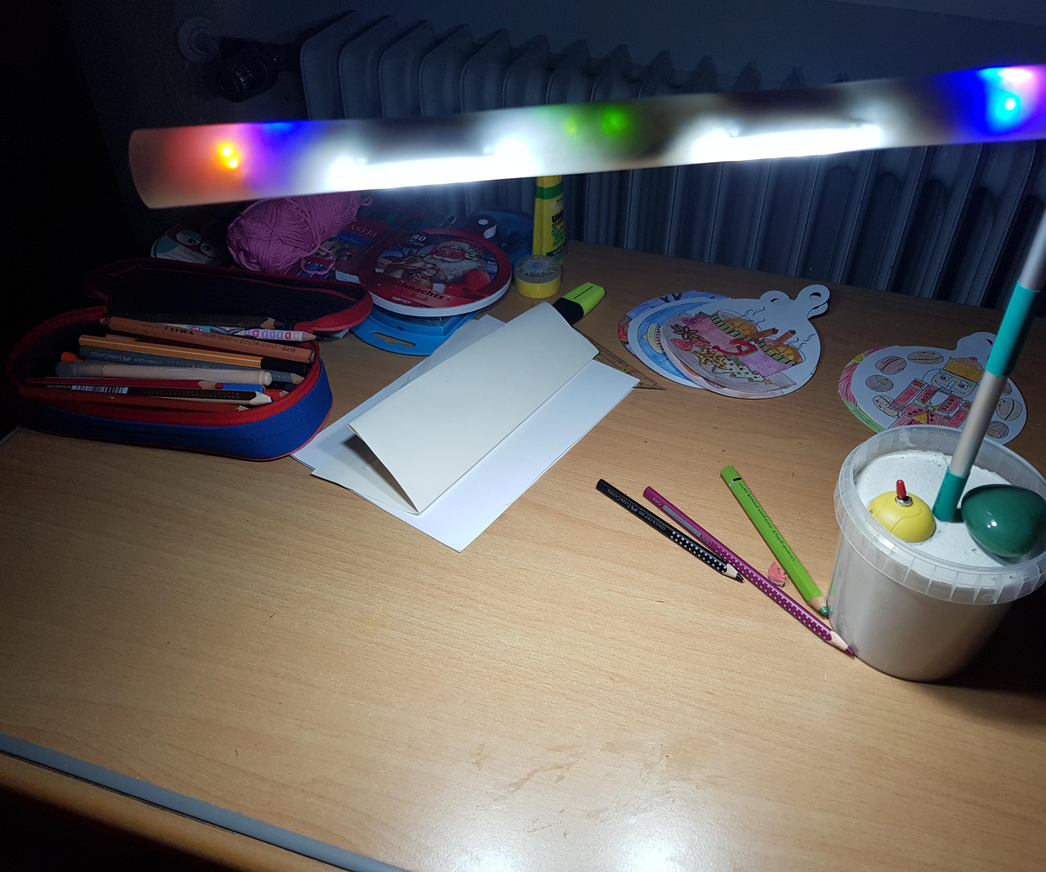 Desklamp With a Concrete Lamp Base