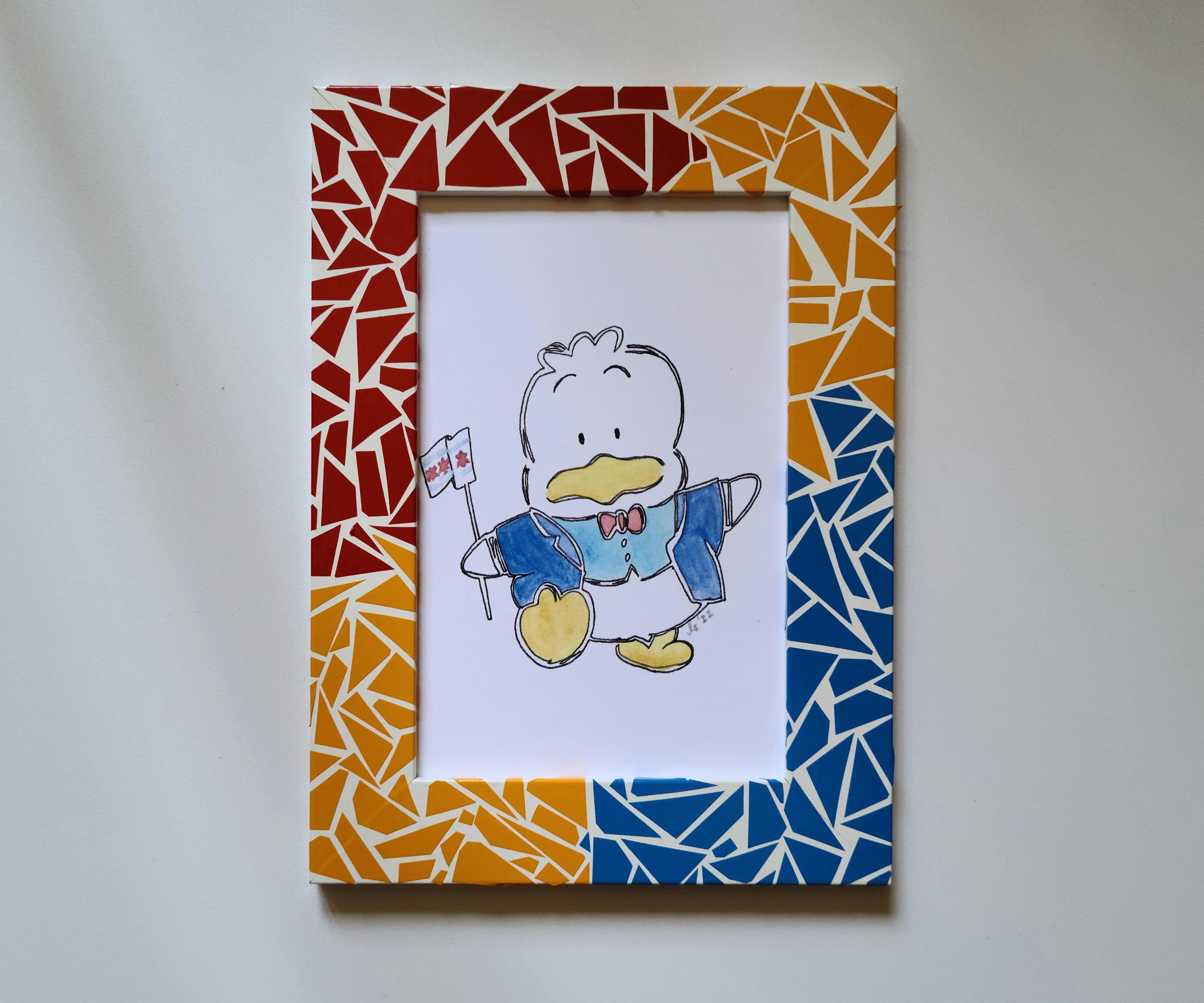 Make a Rainbow Vinyl Mosaic!