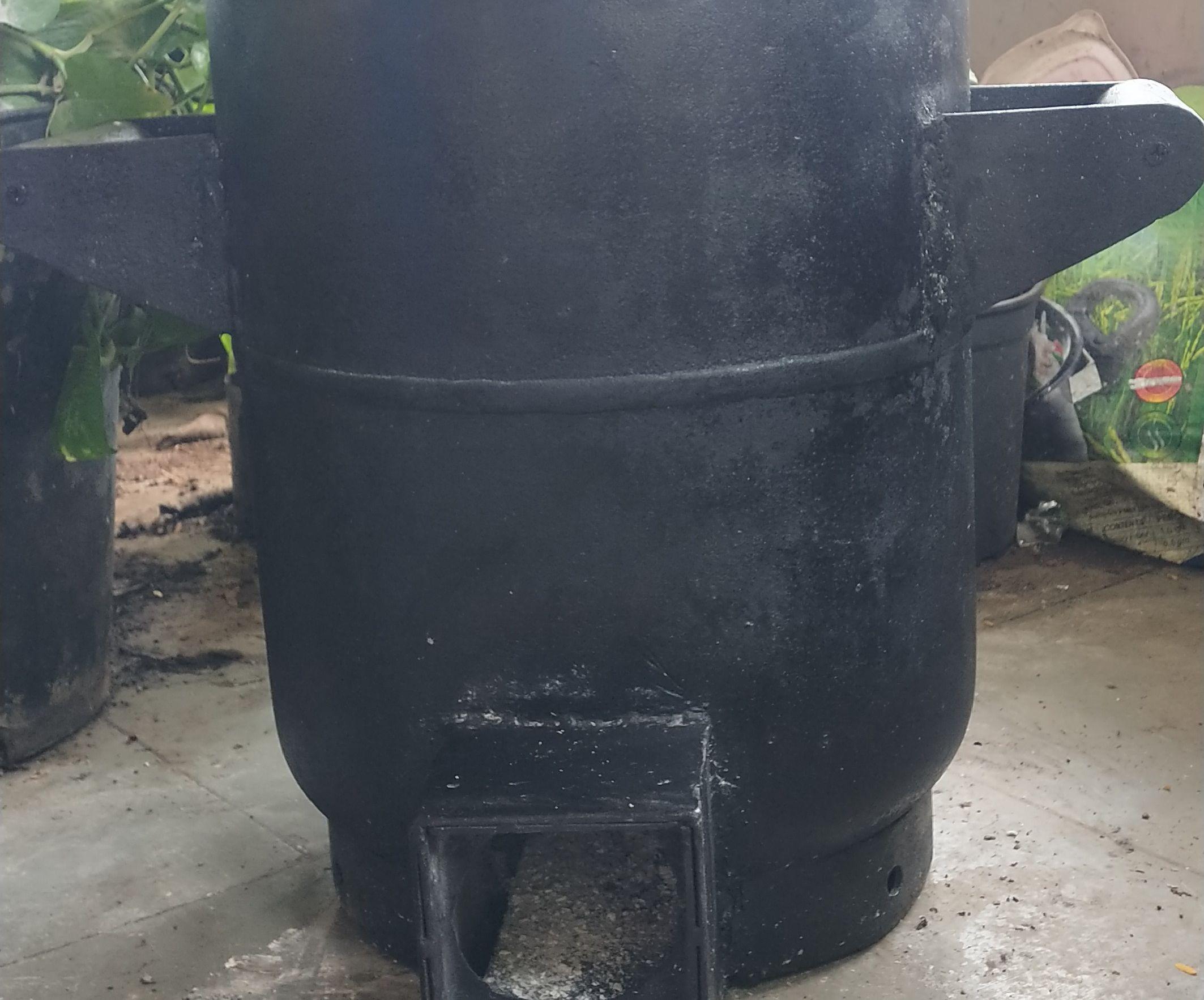 Wood Stove With Recycled Materials