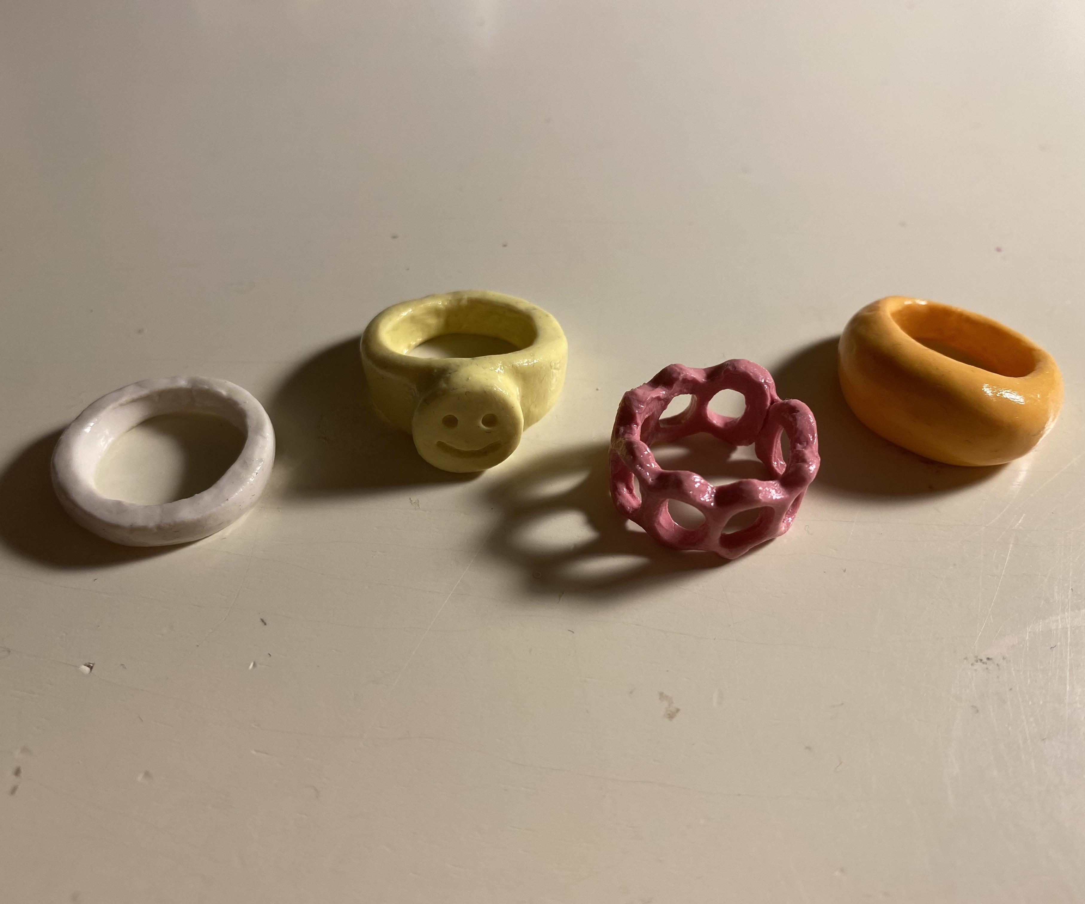 DIY Clay Rings!