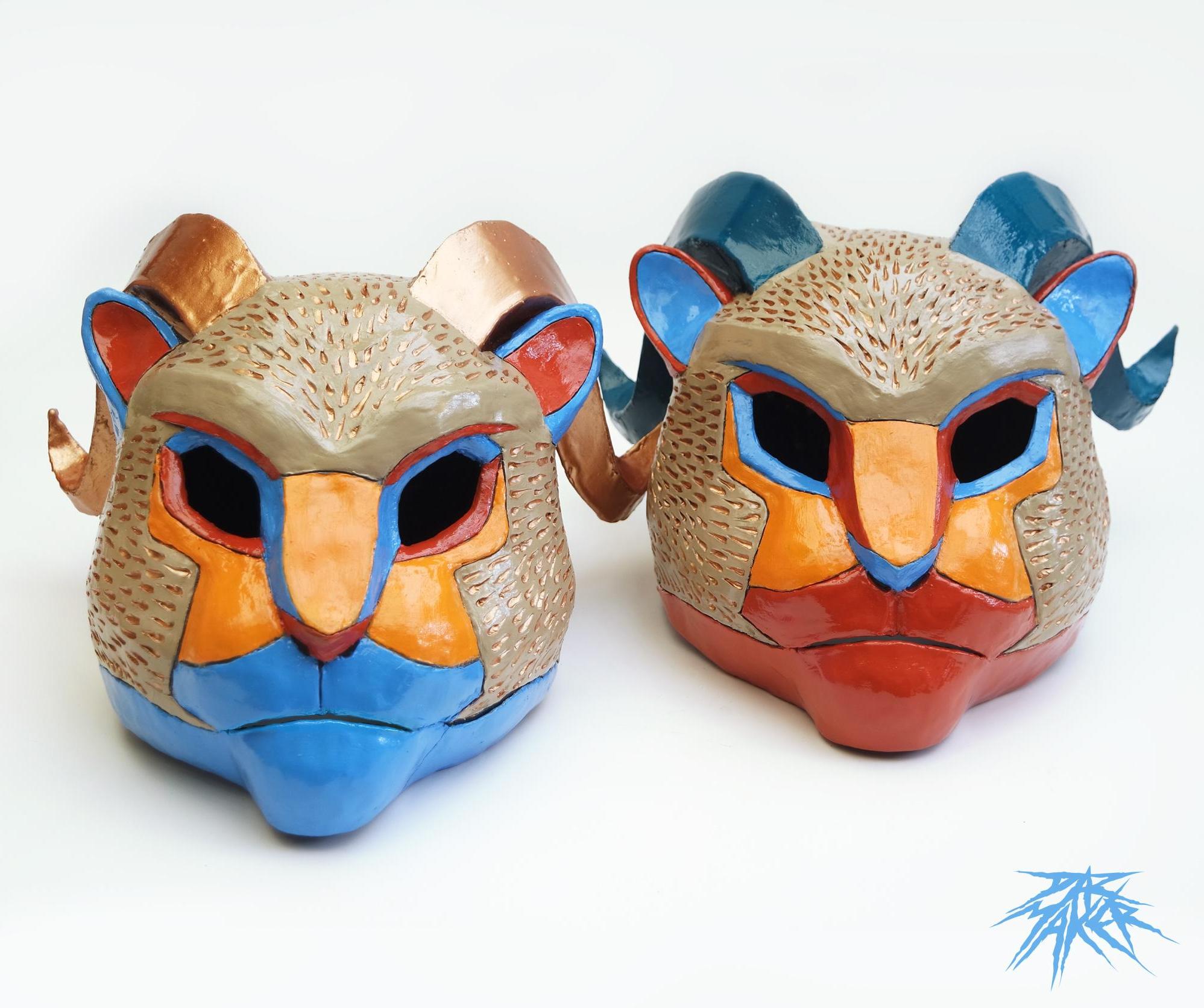 Decorative Masks: From Paper to Sculpture