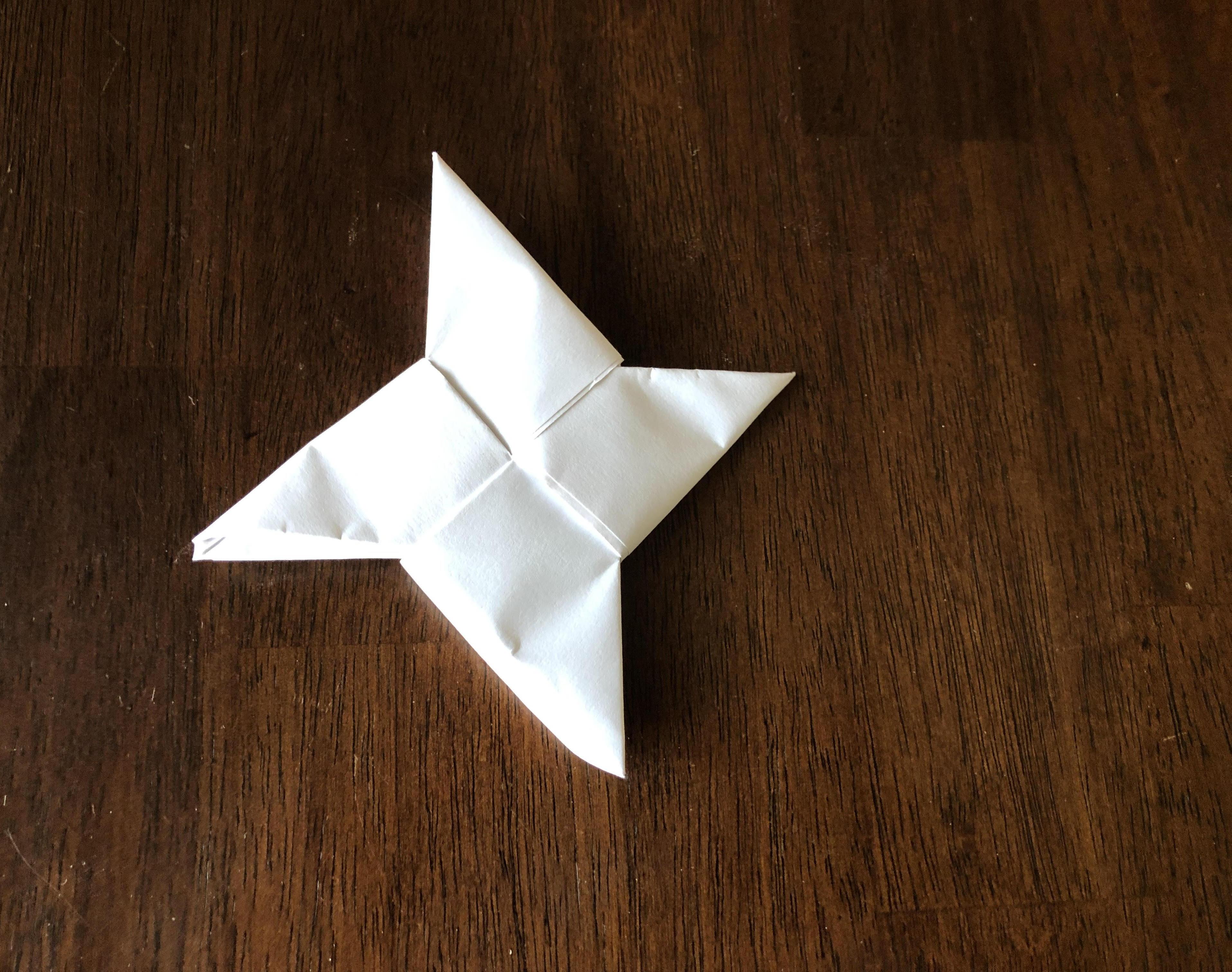 How to Fold a Shuriken (Ninja Star) Out of Paper