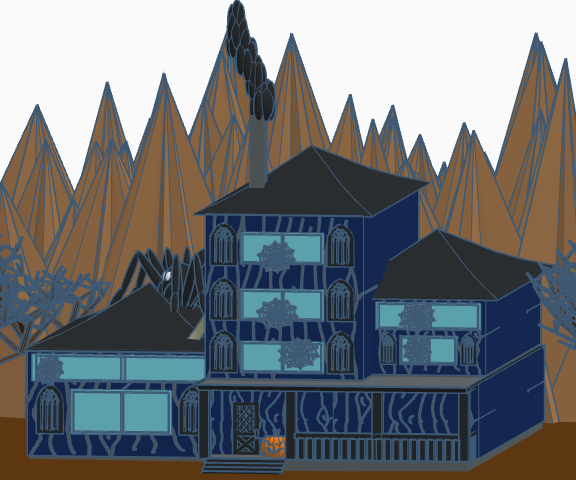 3D Tinkercad Haunted House