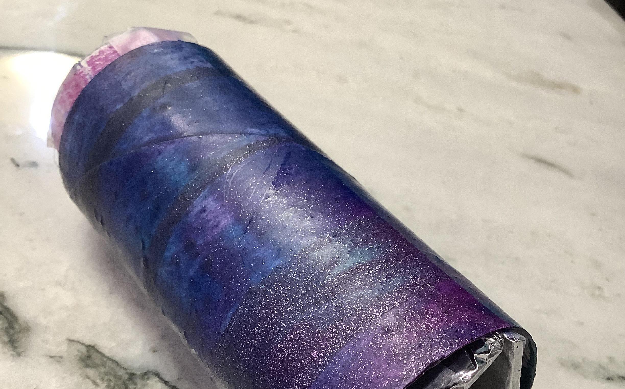 Kaleidoscope Dipped in Melted Crayon