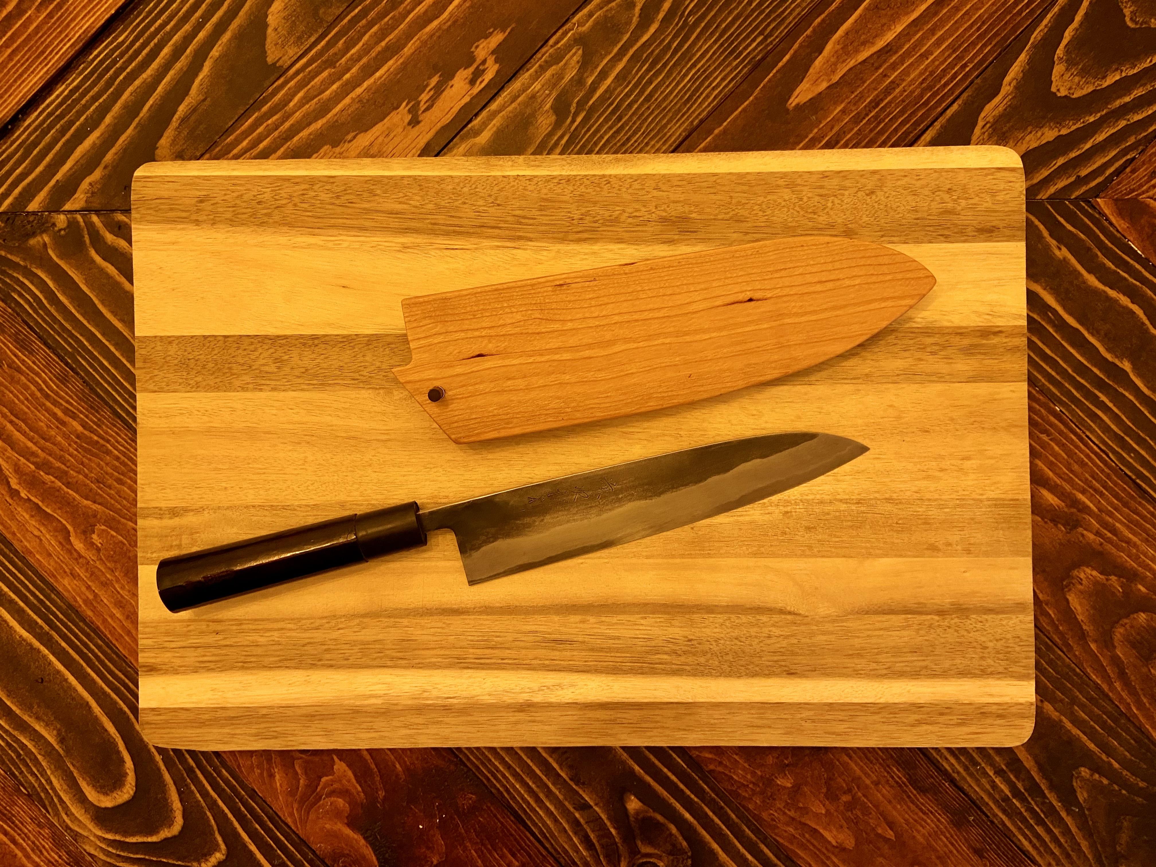 DIY Saya for 210mm Gyuto (knife Sheath)