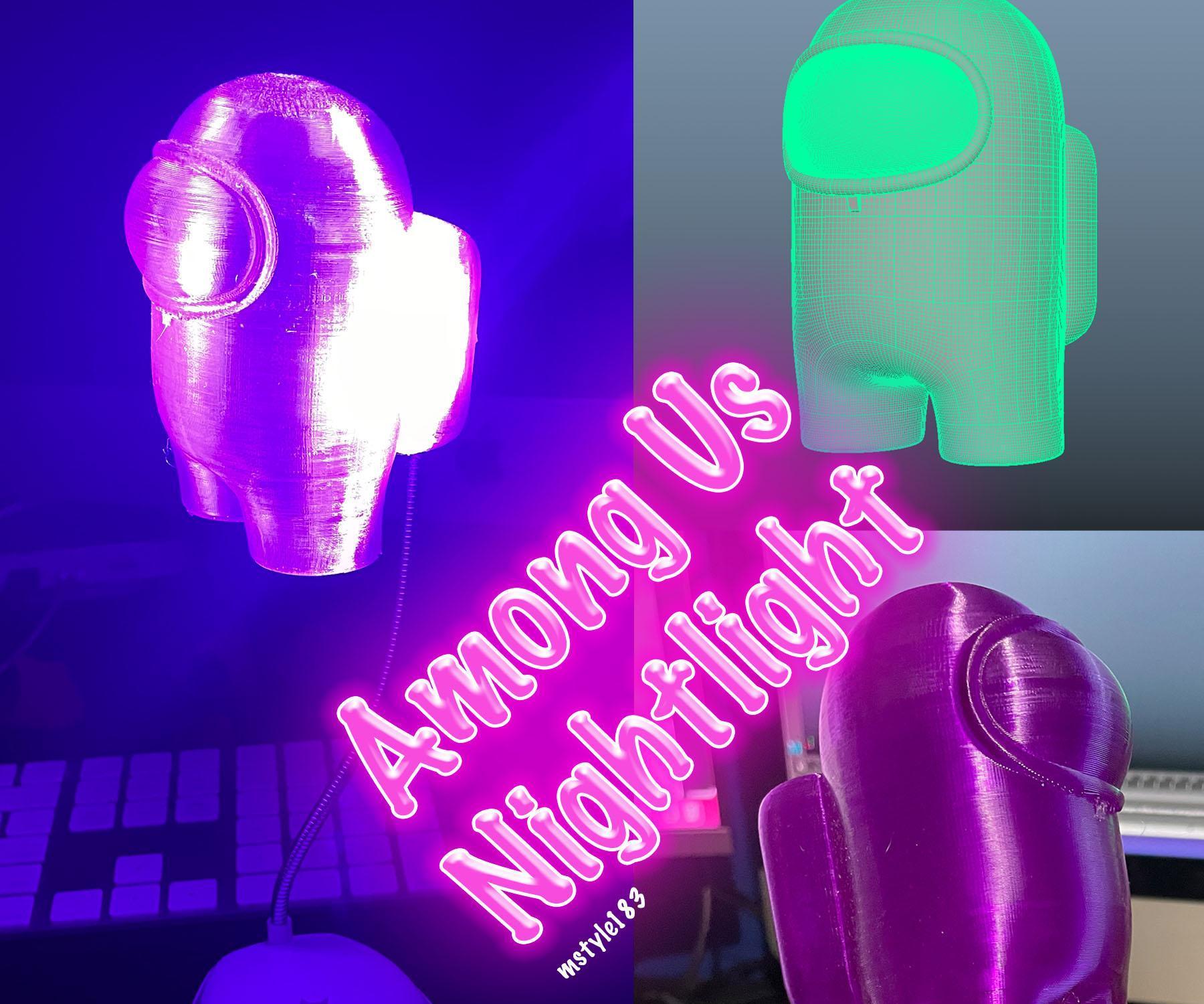 Astronaut Among Us Night / Task Light