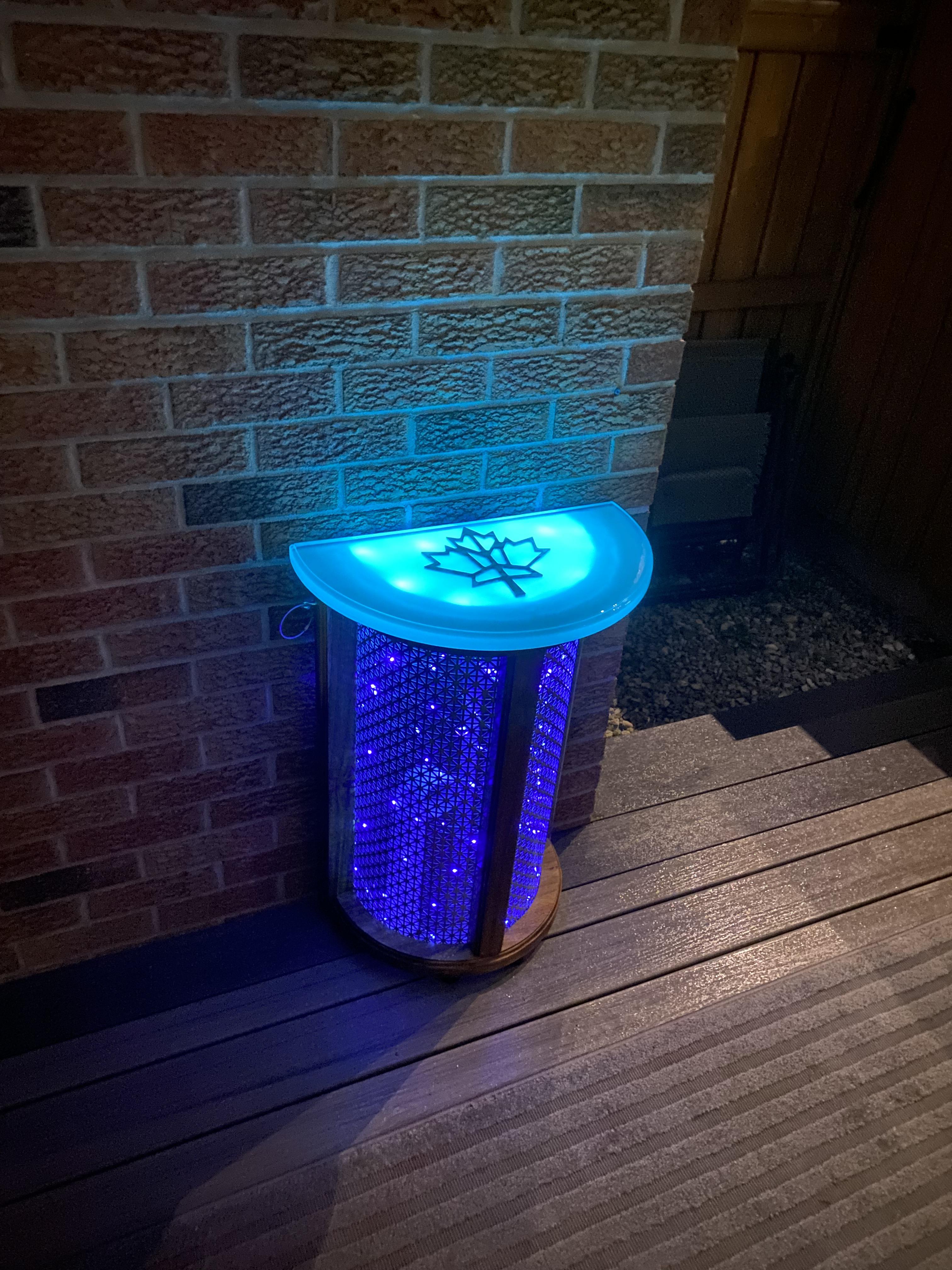 Custom Outdoor Glow Table / Vent Cover