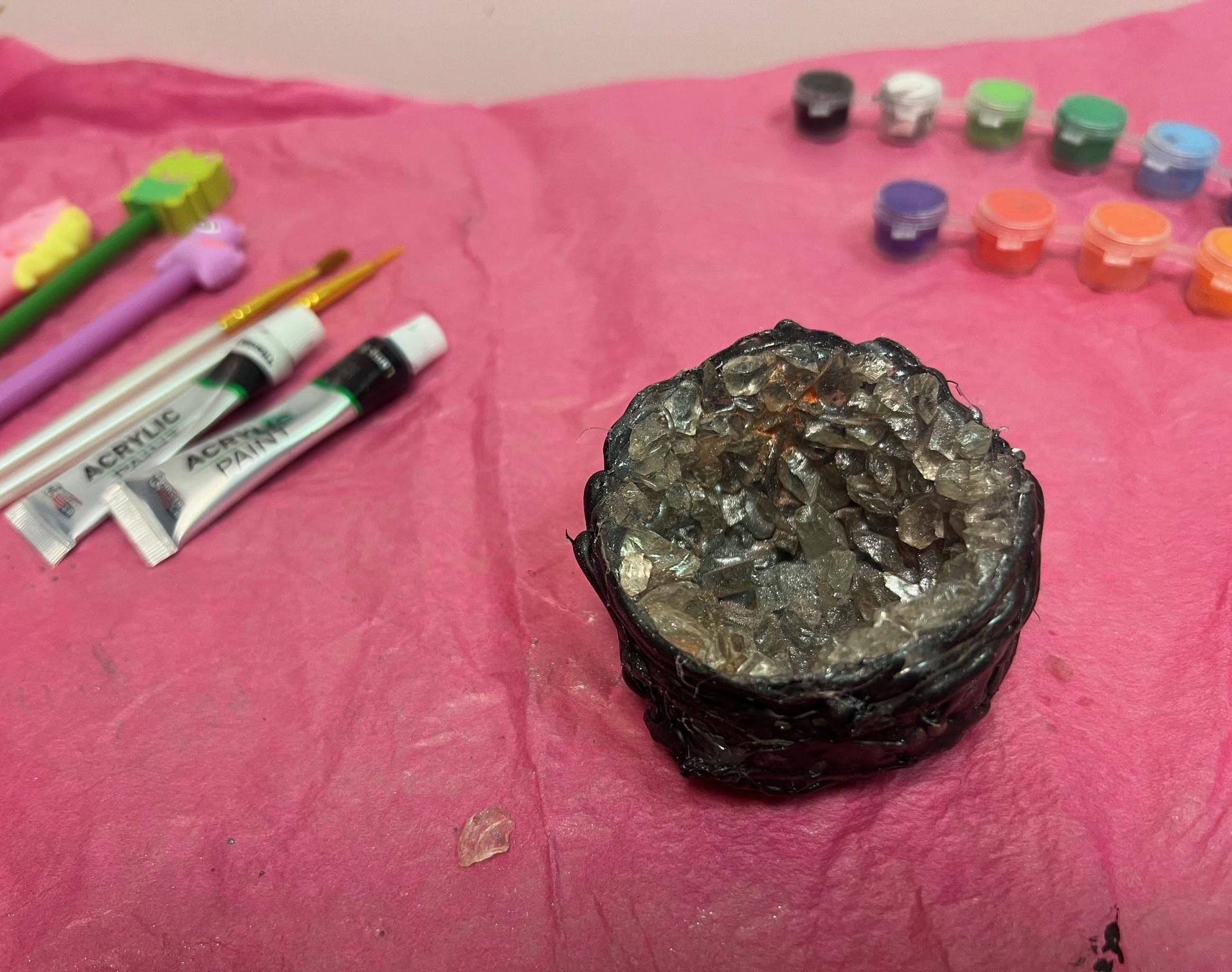 Hot Glue Geode