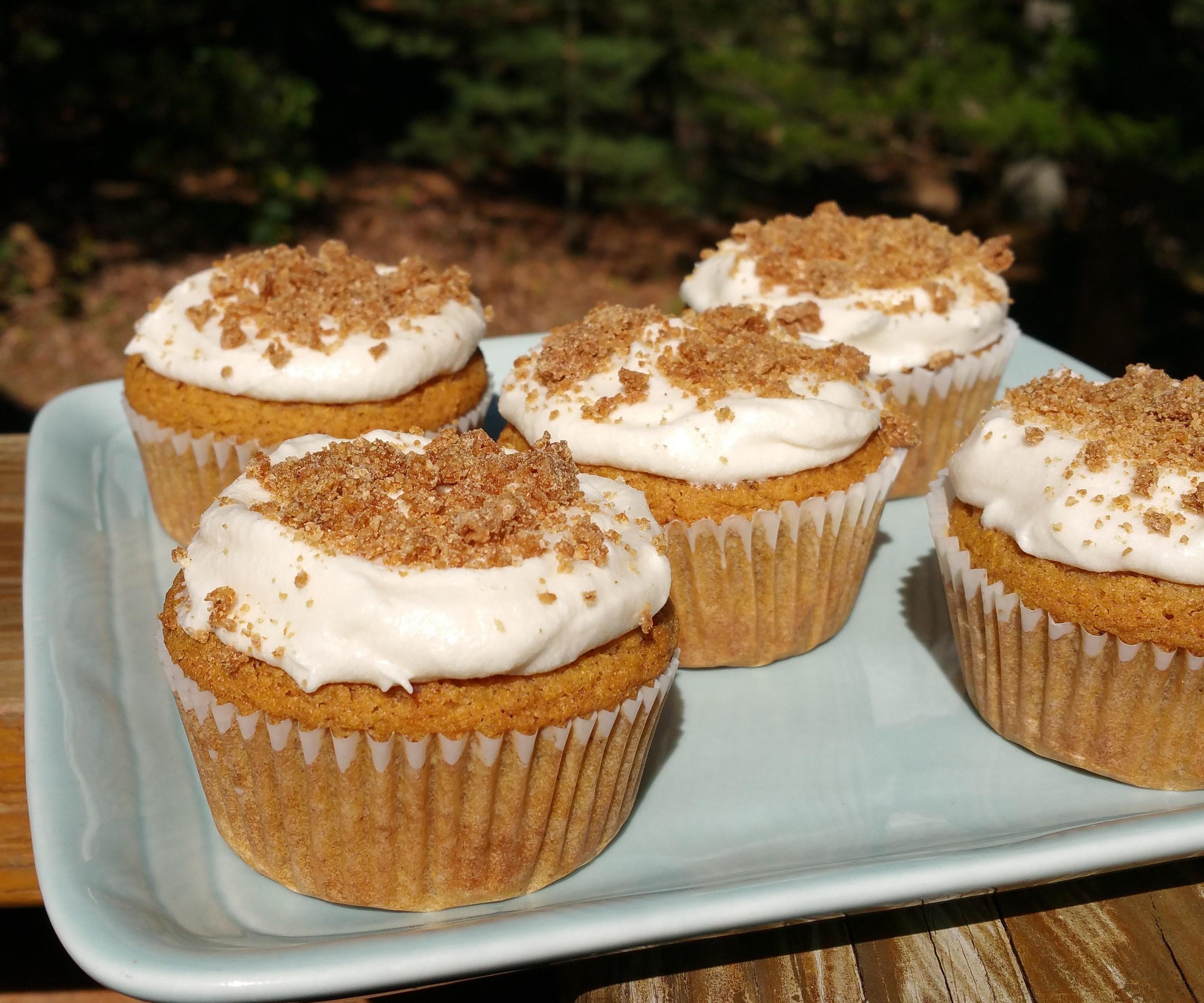 Vegan & Gluten Free Pumpkin Cupcakes