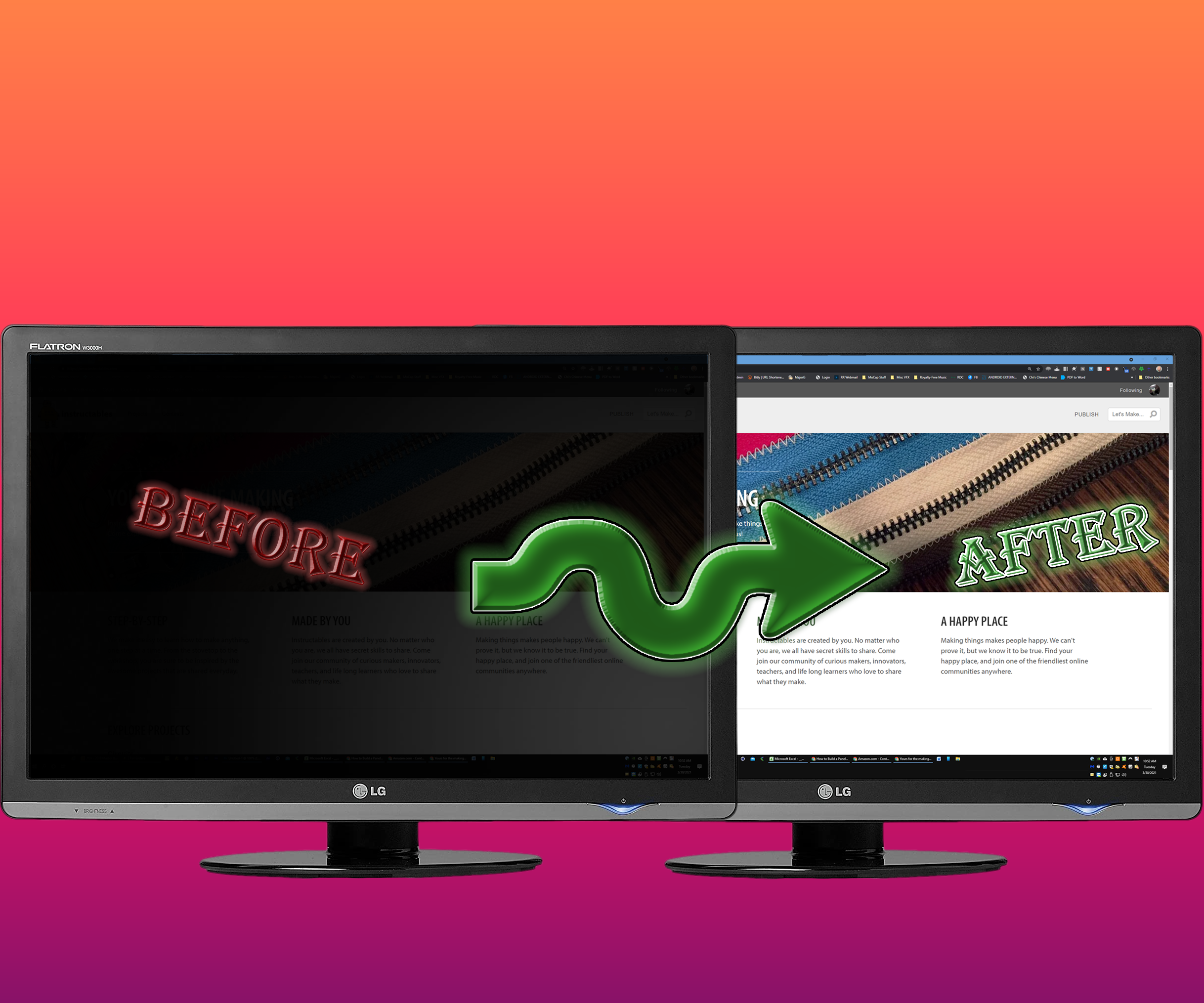 Repairing the Backlight on an LG Monitor (and Maybe Other Monitors) AKA the $9 fix!