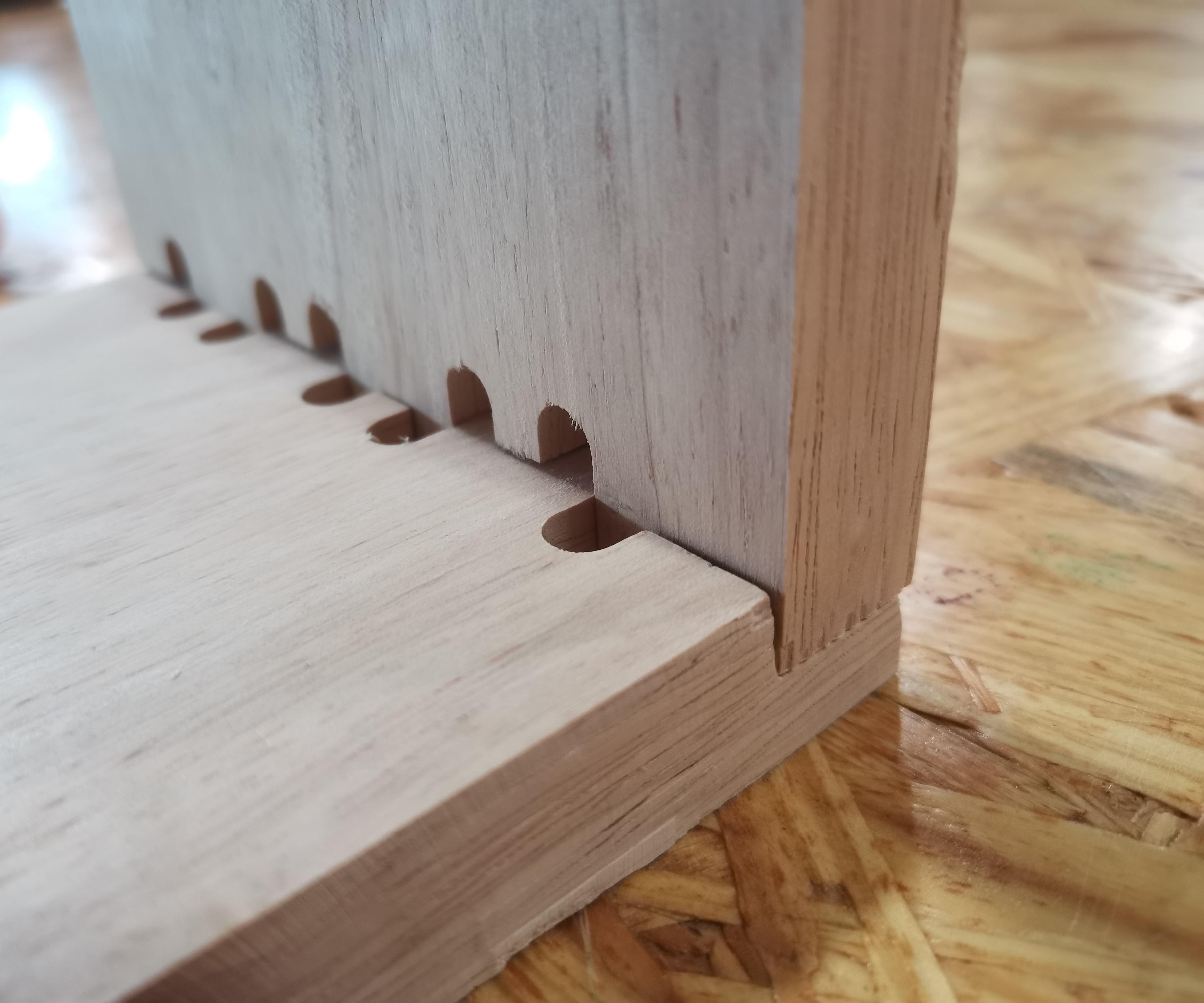 Lapped Finger Tenons