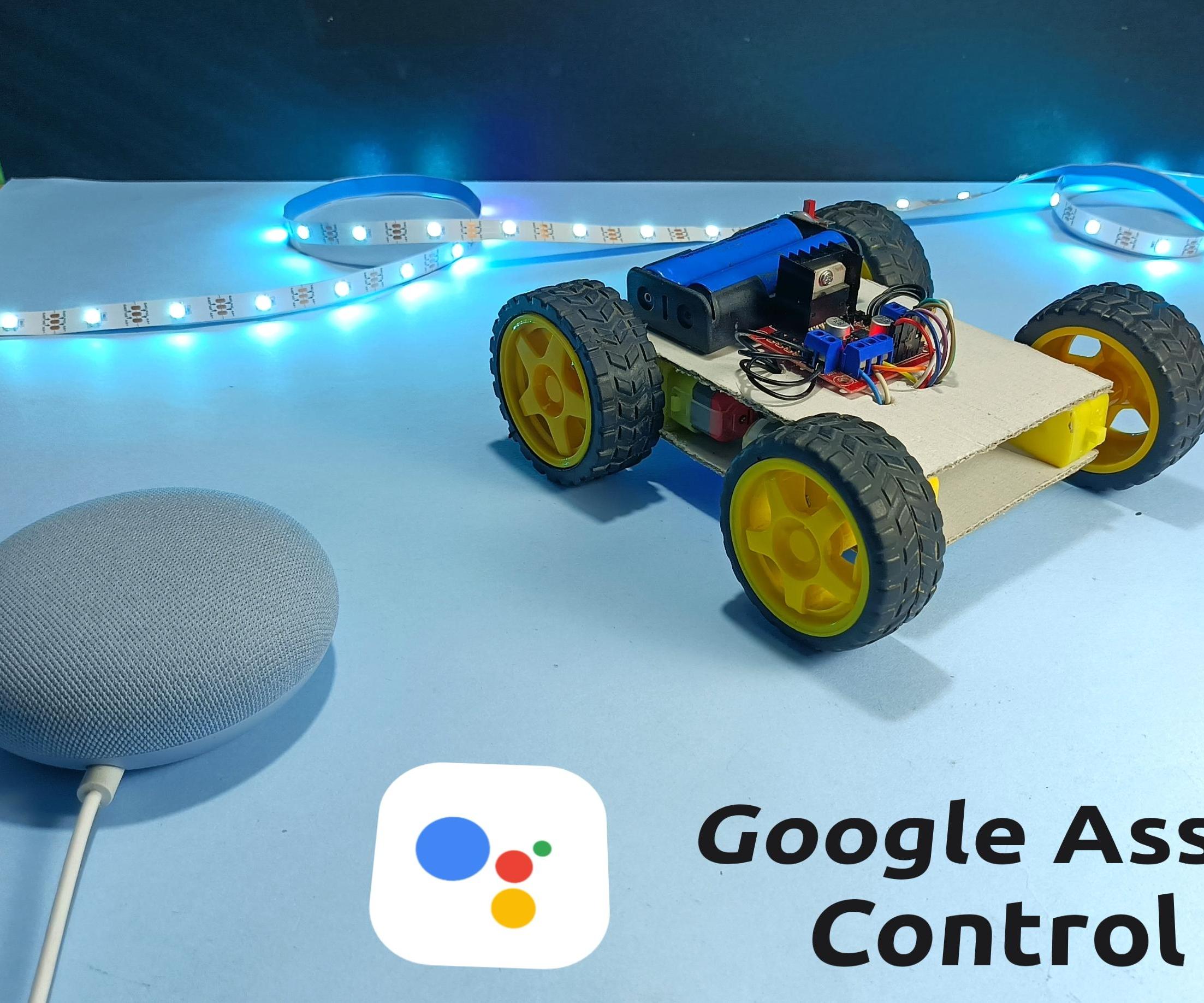 How to Make a Google Assistant Control Car With an Integration of AI and IoT.