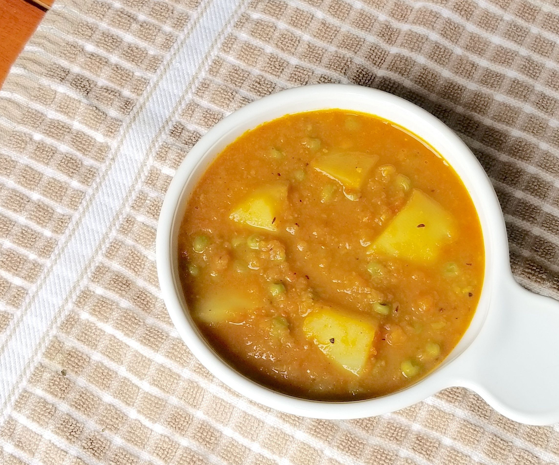 Low Sodium Aloo Mattar Recipe