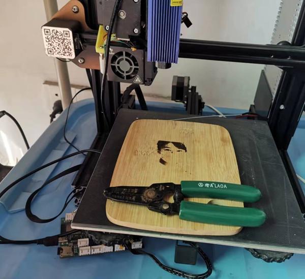 Run Laser CNC,Grbl_ESP32,Ender3 Printer