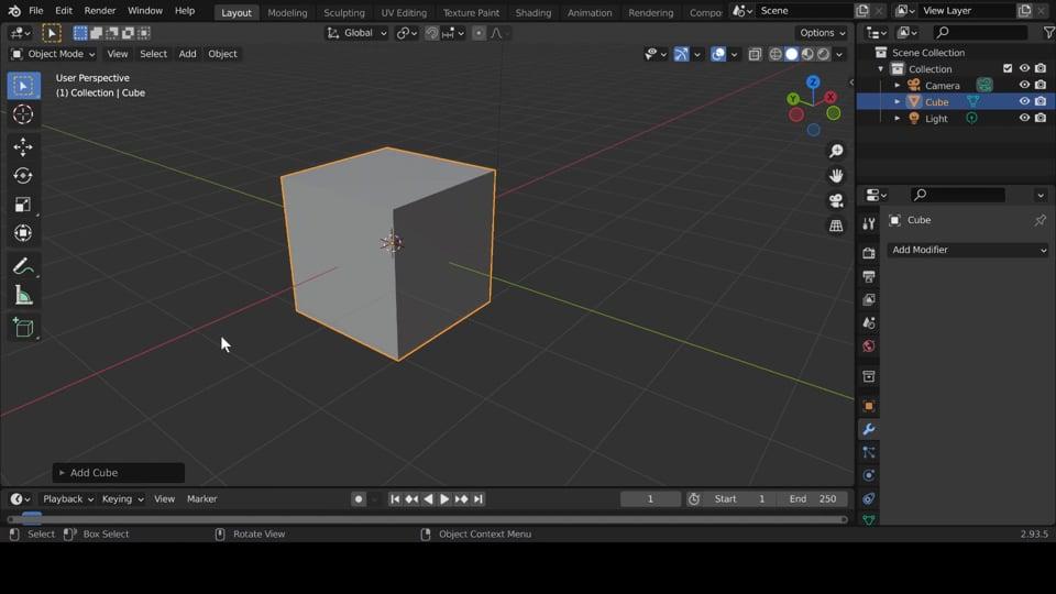 3D Notebook Made in Blender