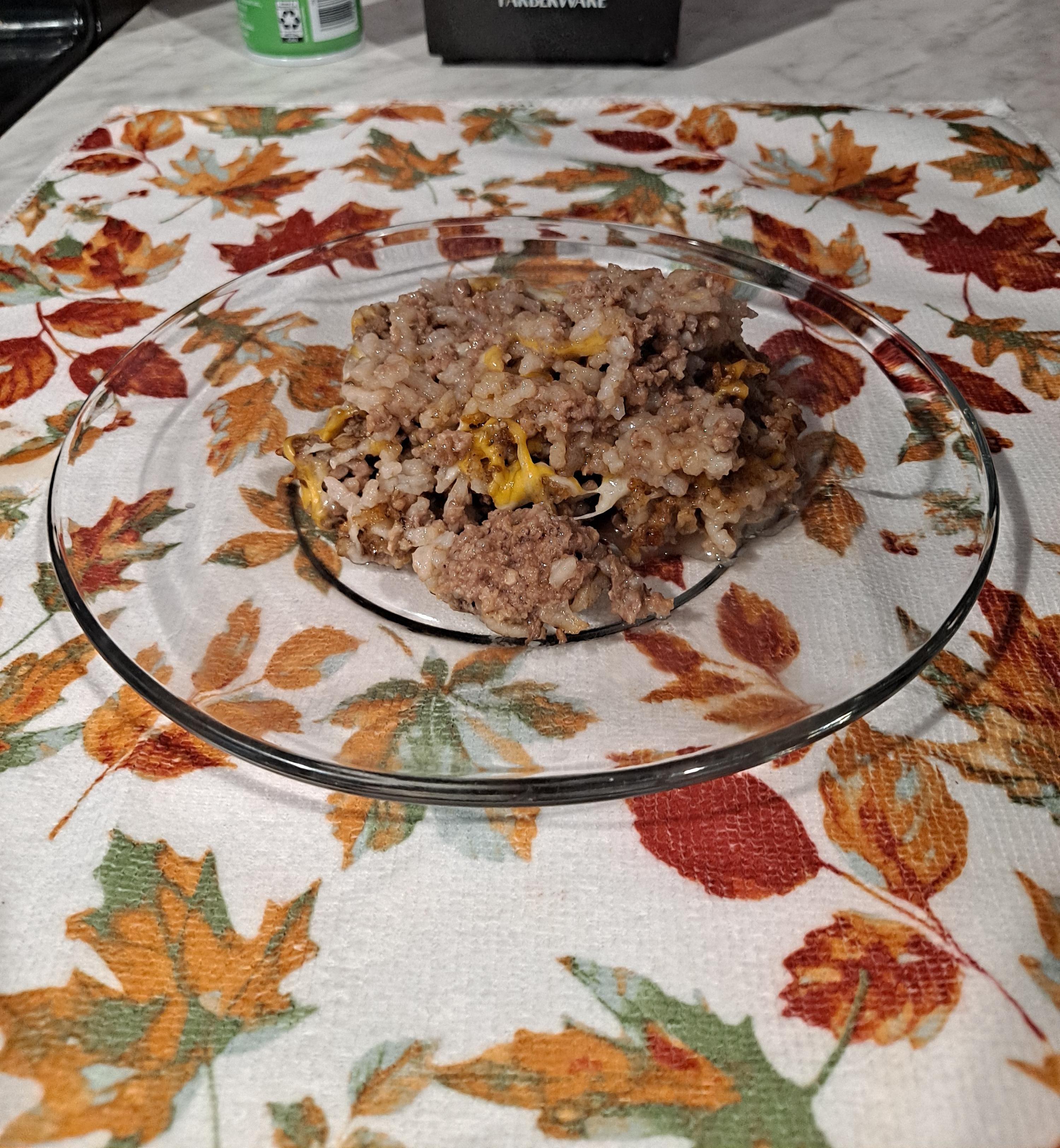 Rice and Beef Casserole